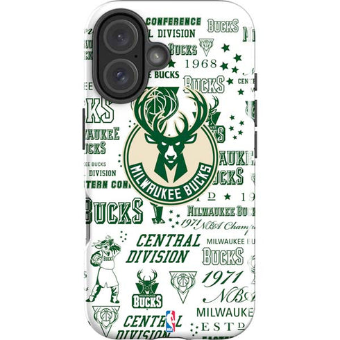 NBA Milwaukee Bucks Historic Blast New iPhone 16 Plus Impact Case