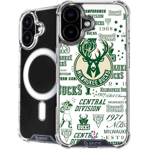 NBA Milwaukee Bucks Historic Blast New iPhone 16 Plus MagSafe Case