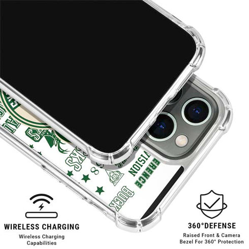 NBA Milwaukee Bucks Historic Blast New iPhone 16 Pro Clear Case
