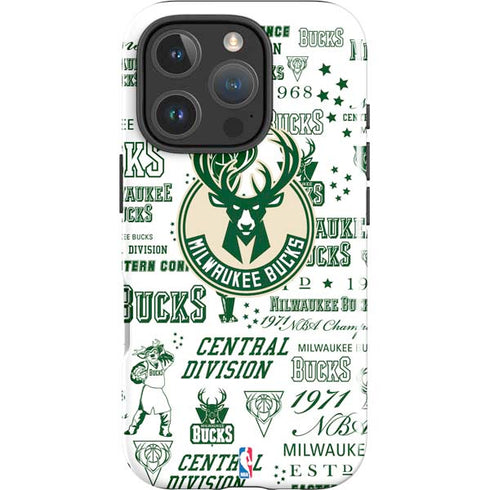 NBA Milwaukee Bucks Historic Blast New iPhone 16 Pro Max Impact Case