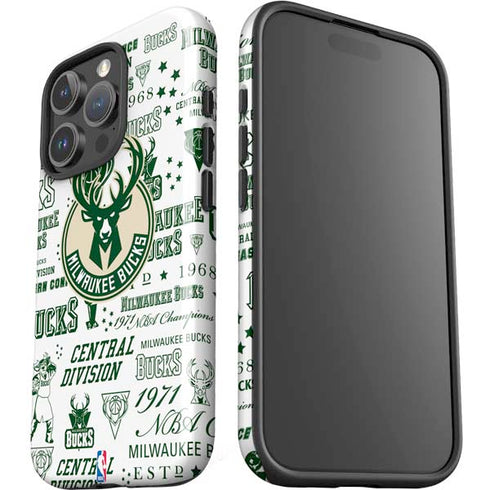 NBA Milwaukee Bucks Historic Blast New iPhone 16 Pro Max Impact Case