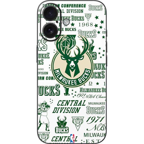 NBA Milwaukee Bucks Historic Blast New iPhone 16 Skin