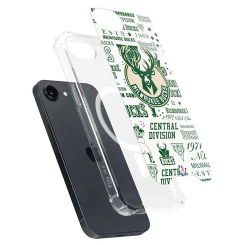 NBA Milwaukee Bucks Historic Blast New iPhone 16e MagSafe Case