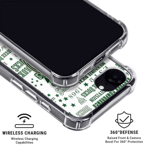NBA Milwaukee Bucks Historic Blast New iPhone 16e MagSafe Case