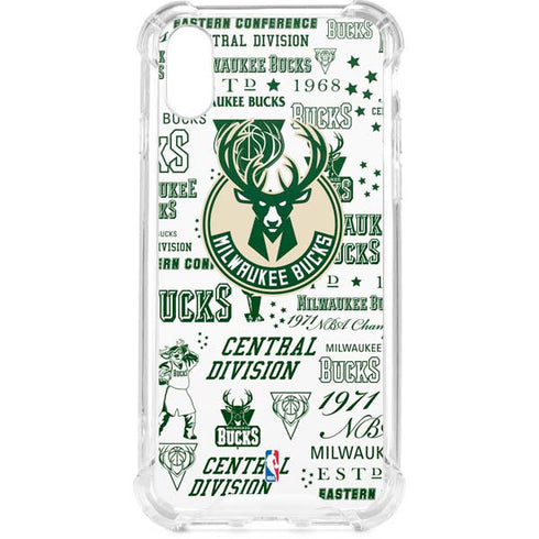 NBA Milwaukee Bucks Historic Blast New iPhone XS Clear Case