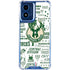 NBA Milwaukee Bucks Historic Blast New Moto G 5G (2024) Clear Case