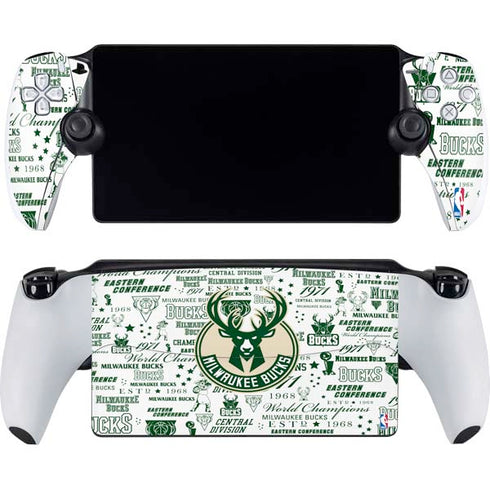 NBA Milwaukee Bucks Historic Blast New PlayStation Portal Remote Player Skin