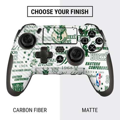 NBA Milwaukee Bucks Historic Blast New PlayStation Scuf Vantage 2 Controller Skin