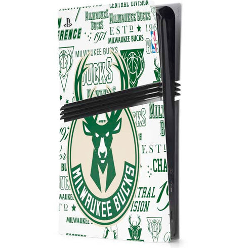 NBA Milwaukee Bucks Historic Blast New PS5 Pro Console Skin
