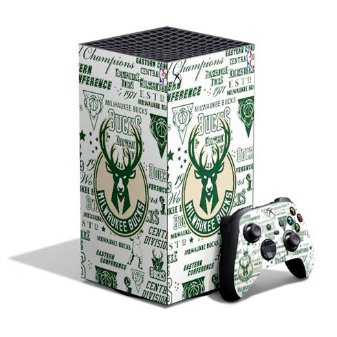 NBA Milwaukee Bucks Historic Blast New XBox Series X Digital Edition Bundle Skin