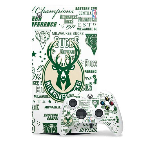 NBA Milwaukee Bucks Historic Blast New Xbox Series X Skins