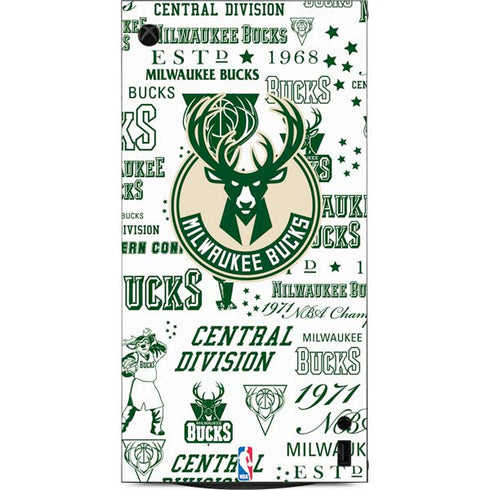 NBA Milwaukee Bucks Historic Blast New XBox Series X Digital Edition Console Skin