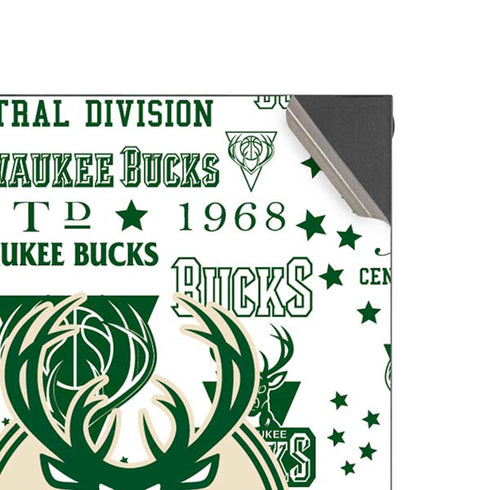 NBA Milwaukee Bucks Historic Blast New XBox Series X Digital Edition Console Skin