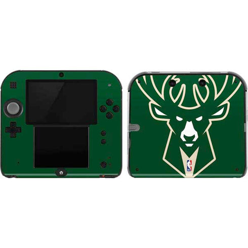 NBA Milwaukee Bucks Large Logo Nintendo Skins