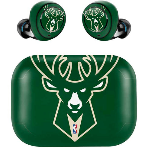 NBA Milwaukee Bucks Large Logo Amazon Echo Buds Skin