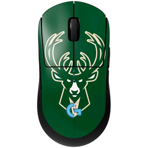 NBA Milwaukee Bucks Large Logo G Pro Wireless Gaming Mouse Skin