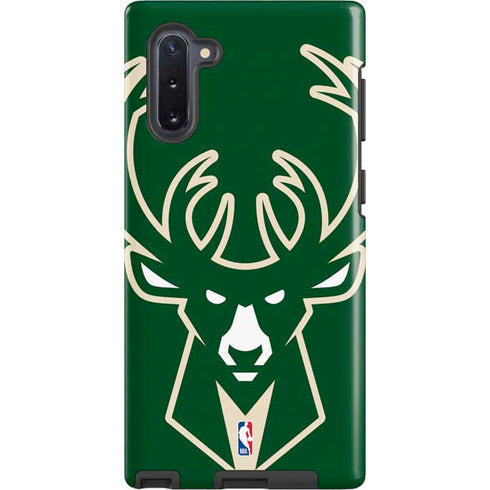 NBA Milwaukee Bucks Large Logo Galaxy Cases