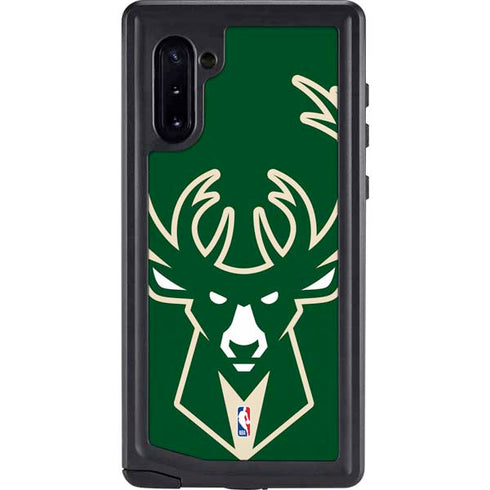 NBA Milwaukee Bucks Large Logo Galaxy Cases