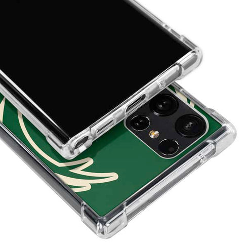 NBA Milwaukee Bucks Large Logo Galaxy S23 Ultra Clear Case