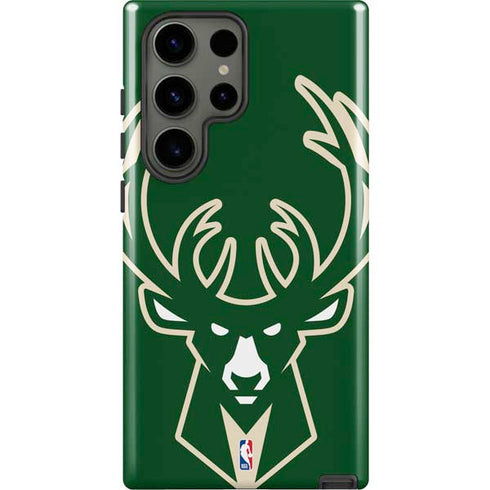 NBA Milwaukee Bucks Large Logo Galaxy S23 Ultra Pro Case
