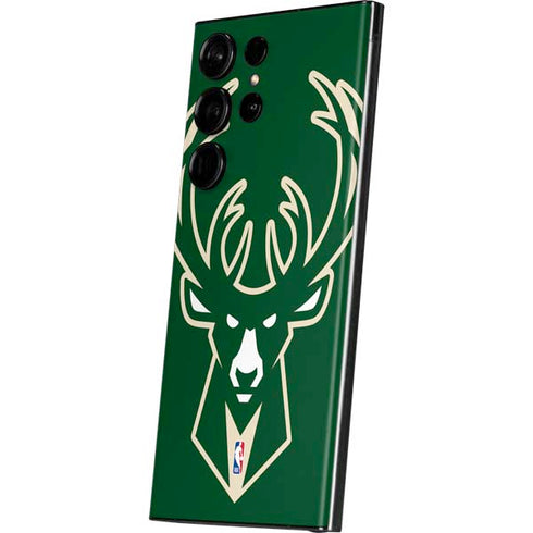 NBA Milwaukee Bucks Large Logo Galaxy Skins