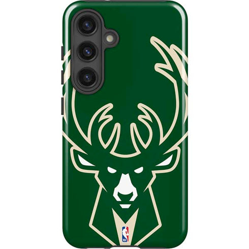 NBA Milwaukee Bucks Large Logo Galaxy S25 Plus Impact Case