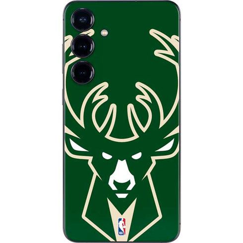 NBA Milwaukee Bucks Large Logo Galaxy S25 Plus Skin