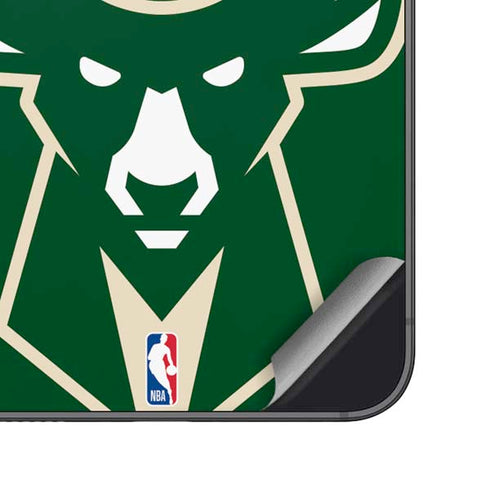NBA Milwaukee Bucks Large Logo Galaxy S25 Plus Skin