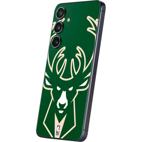 NBA Milwaukee Bucks Large Logo Galaxy S25 Skin