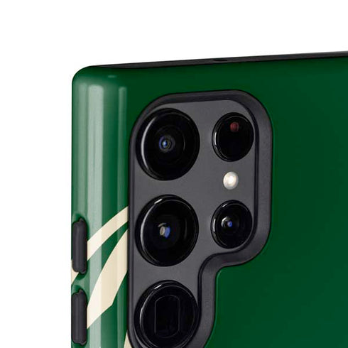 NBA Milwaukee Bucks Large Logo Galaxy S25 Ultra Impact Case