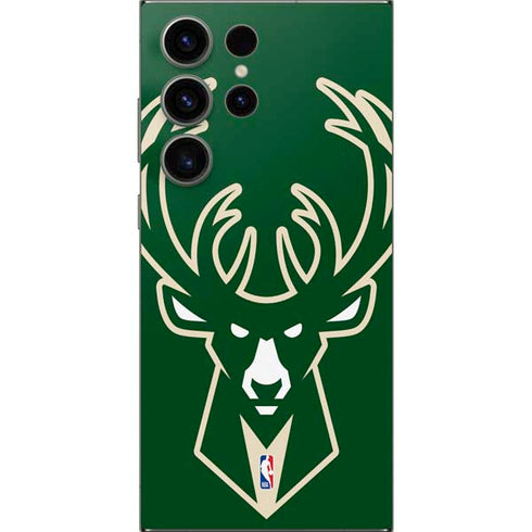 NBA Milwaukee Bucks Large Logo Galaxy S25 Ultra Skin