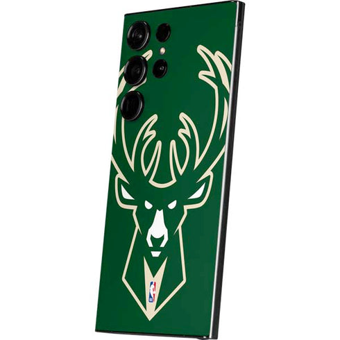 NBA Milwaukee Bucks Large Logo Galaxy S25 Ultra Skin