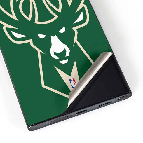NBA Milwaukee Bucks Large Logo Galaxy S25 Ultra Skin