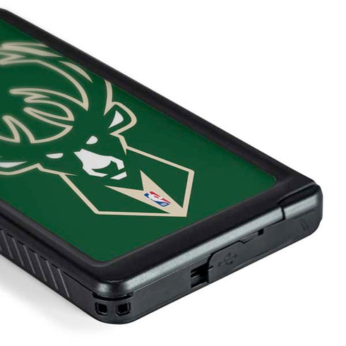 NBA Milwaukee Bucks Large Logo Galaxy S24 Ultra Waterproof Case