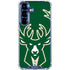 NBA Milwaukee Bucks Large Logo Galaxy S25 Clear Case
