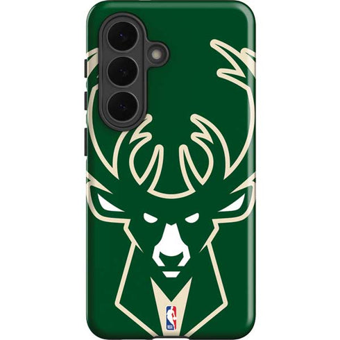 NBA Milwaukee Bucks Large Logo Galaxy S26 Impact Case