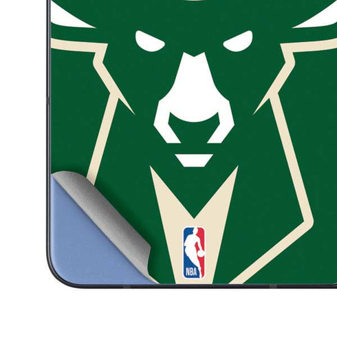 NBA Milwaukee Bucks Large Logo Galaxy Z Fold5 5G Skin