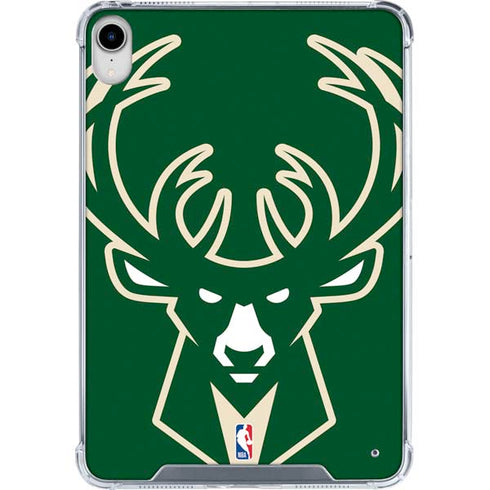 NBA Milwaukee Bucks Large Logo iPad 11th Gen (2025) Clear Case