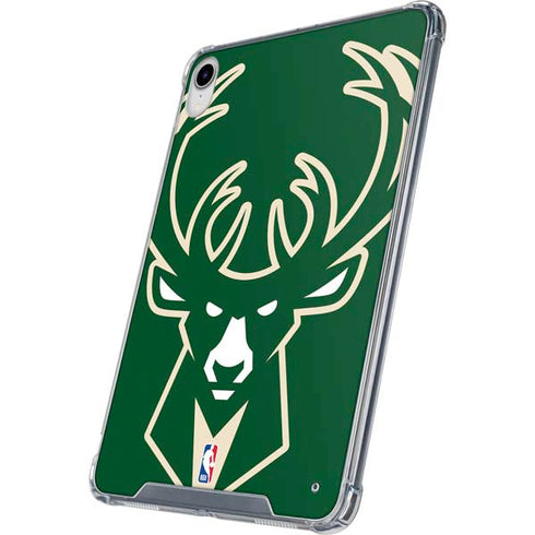NBA Milwaukee Bucks Large Logo iPad 11th Gen (2025) Clear Case