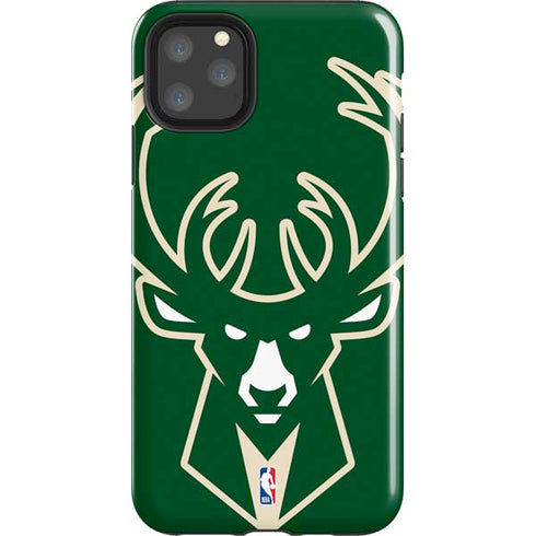 NBA Milwaukee Bucks Large Logo iPhone Cases