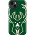 NBA Milwaukee Bucks Large Logo iPhone 15 Impact Case