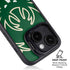 NBA Milwaukee Bucks Large Logo iPhone 15 Kickstand Case
