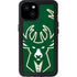 NBA Milwaukee Bucks Large Logo iPhone 15 Plus Waterproof Case