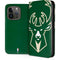 NBA Milwaukee Bucks Large Logo iPhone 15 Pro Folio Case
