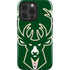 NBA Milwaukee Bucks Large Logo iPhone 15 Pro Impact Case