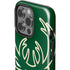 NBA Milwaukee Bucks Large Logo iPhone 15 Pro Impact Case