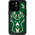 NBA Milwaukee Bucks Large Logo iPhone 15 Pro Waterproof Case