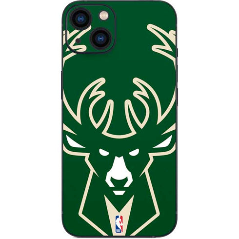 NBA Milwaukee Bucks Large Logo iPhone 15 Skin