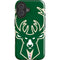 NBA Milwaukee Bucks Large Logo iPhone 16 Plus Impact Case