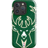 NBA Milwaukee Bucks Large Logo iPhone 16 Pro Impact Case
